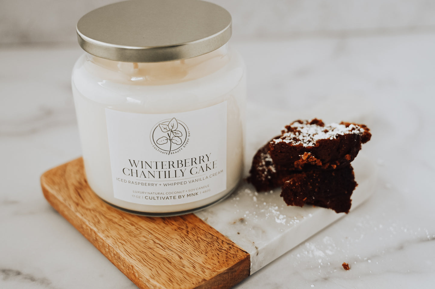 Winterberry Chantilly Cake