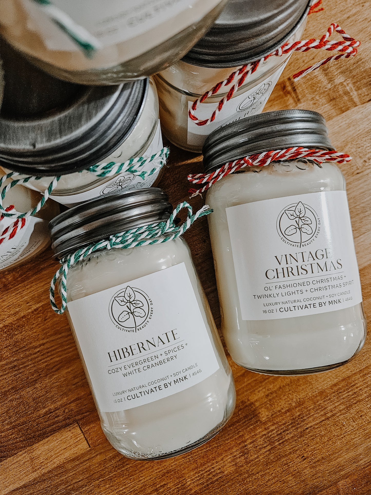 Christmas Mason Jar Candle