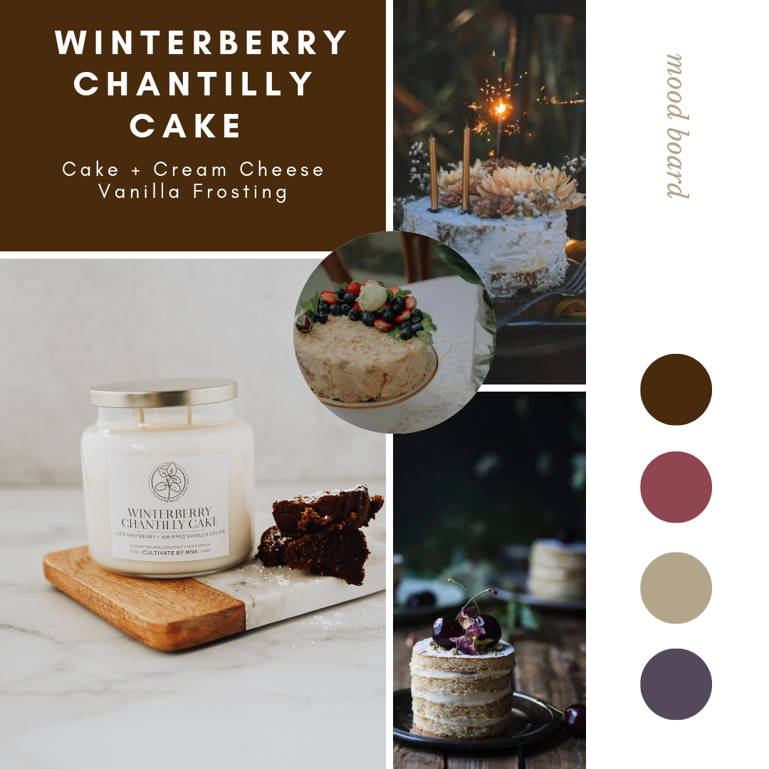 Winterberry Chantilly Cake