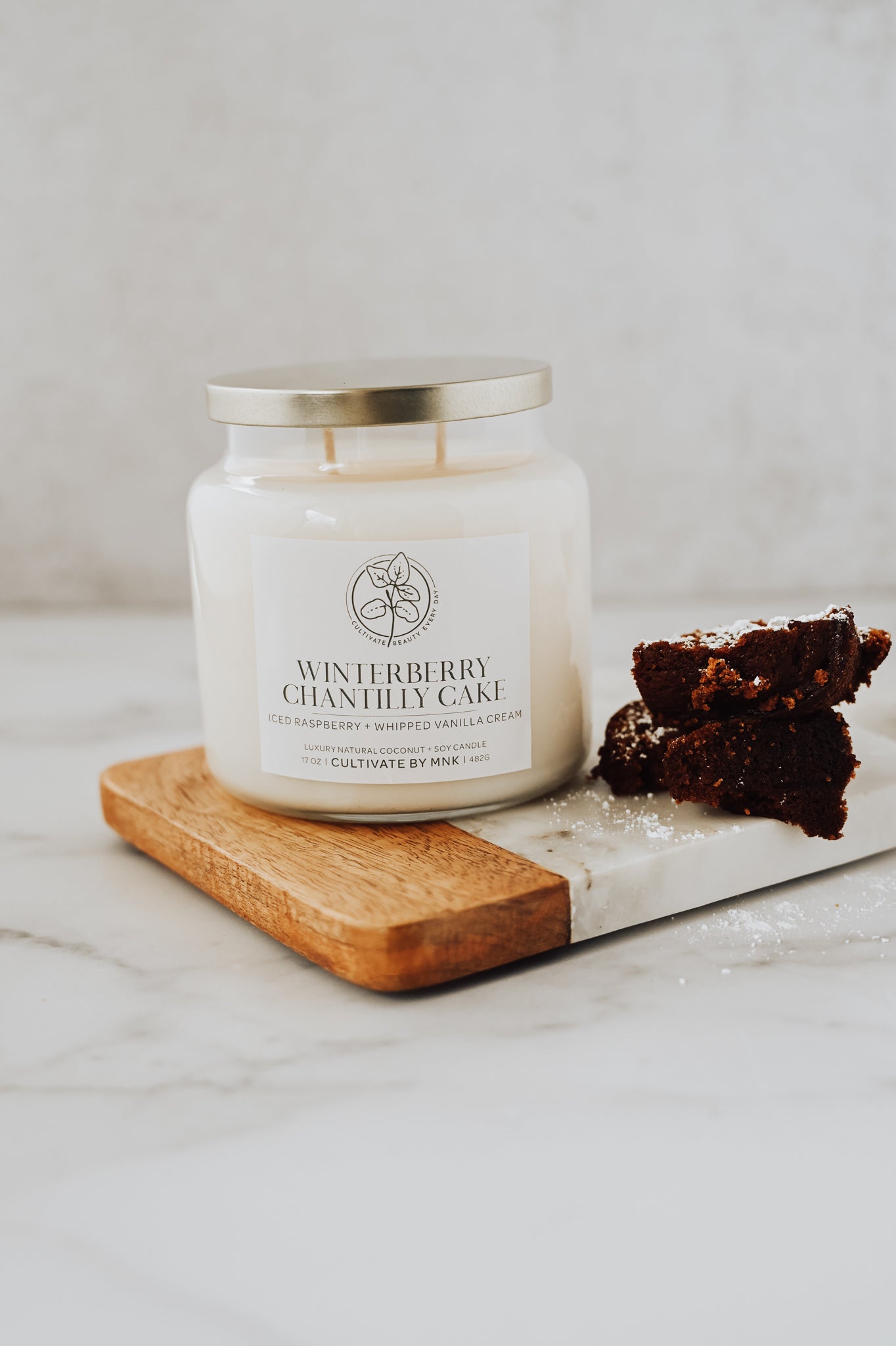 Winterberry Chantilly Cake