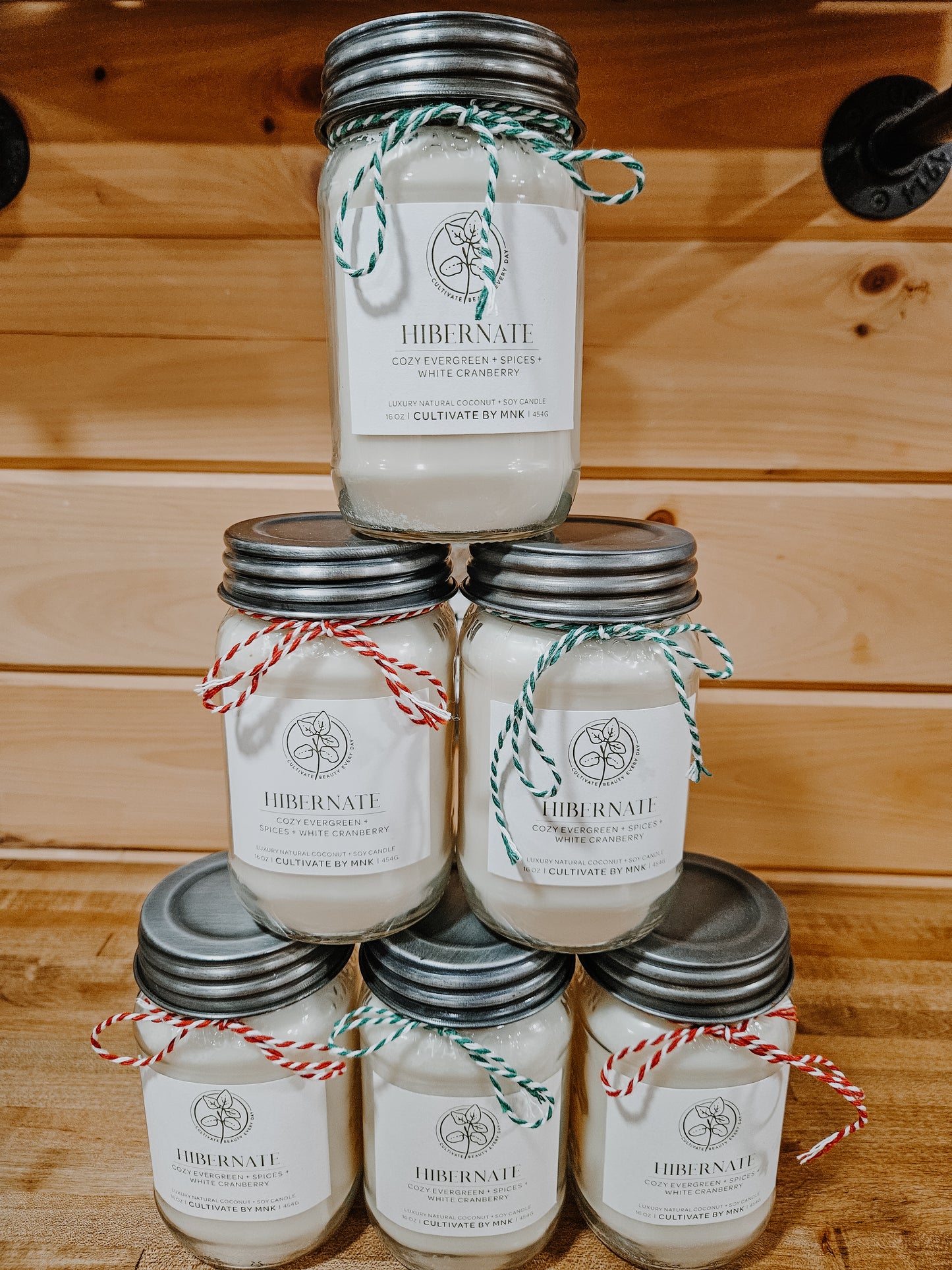 Christmas Mason Jar Candle